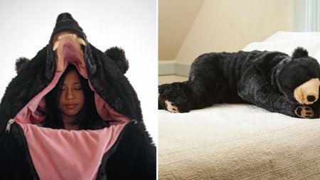 Креативный спальный мешок в виде Медведя