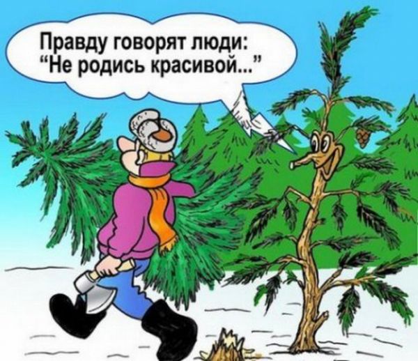 Новогодние карикатуры