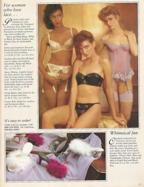Как выглядел каталог знаменитого белья Victoria’s Secret в 1979 год