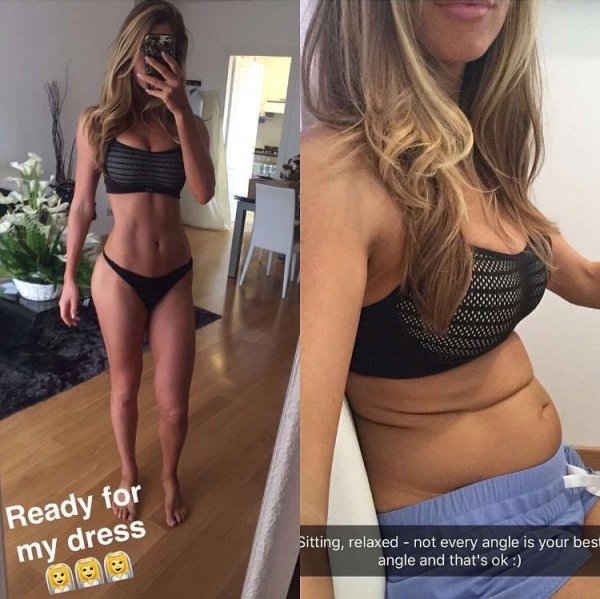 Фитнес-блогер опубликовала фото 'реального тела', доказав, что идеальных фигур не бывает