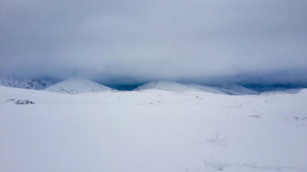 Снегопад в пустыне Сахара