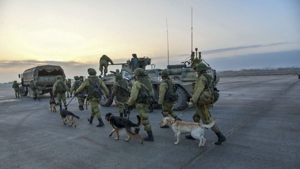 Российские солдаты в Алеппо