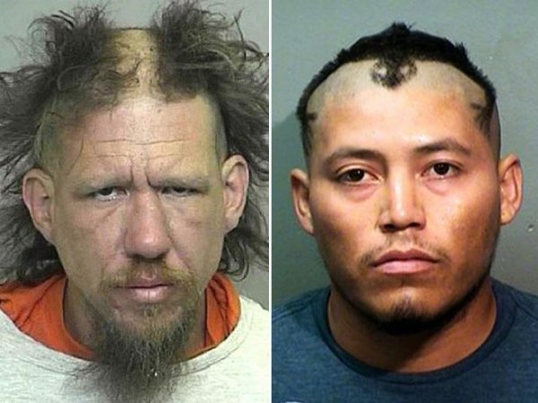 Определенно преступники ходят стричься к самым безумным парикмахерам