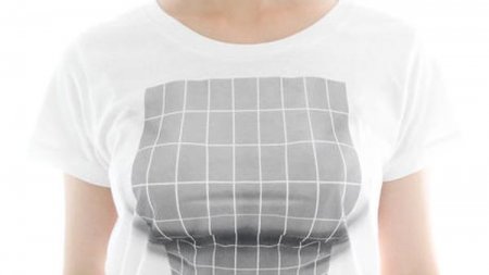 Женская футболка с эффектом большого бюста
