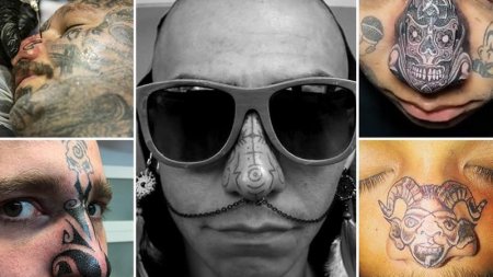 Новый модный тренд: татуировки на носу
