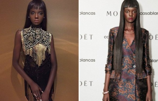 Duckie Thot – темнокожая модель с кукольной внешностью