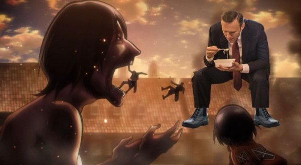 Навальный с лапшой «Доширак» стал героем фотожаб и мемов