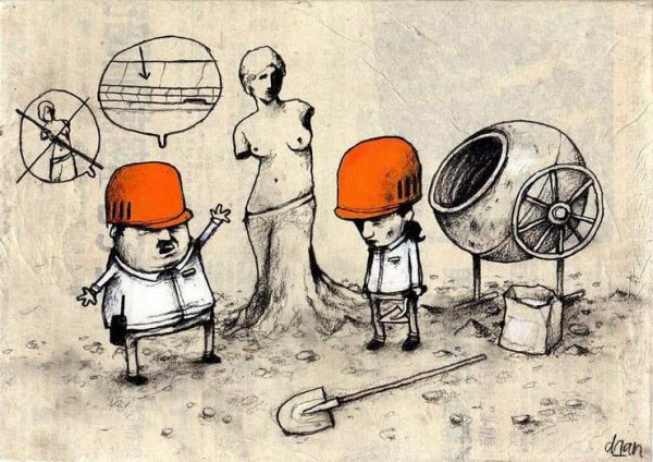 20 иллюстраций от уличного художника, который не боится высказывать своё мнение о современном обществе