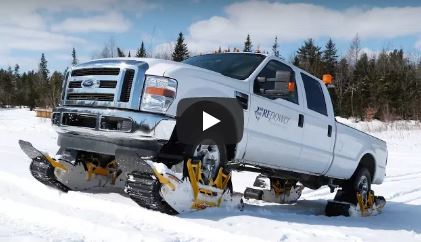 Гусеничная система Track N Go для езды автомобиля по снегу