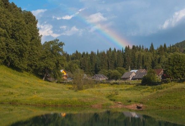 Уникальное озеро Сарва в Башкирии