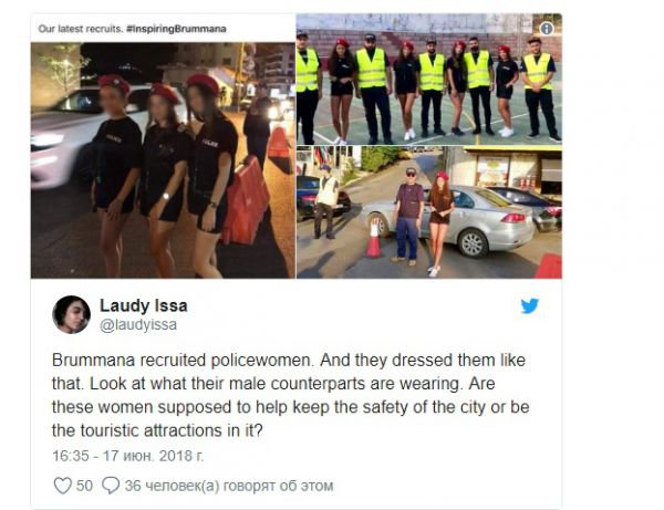 Мэр ливанского города приказал женщинам-полицейским ходить в коротких шортах, чтобы привлечь туристов