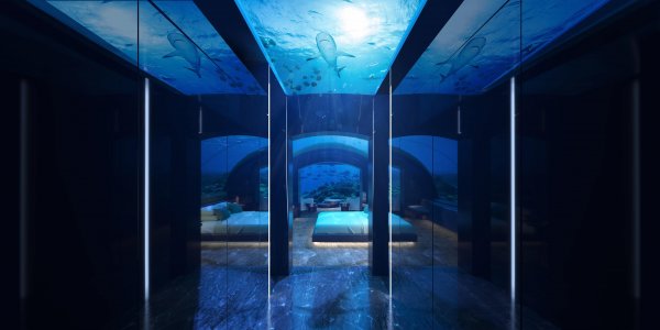 На Мальдивах для аренды стали доступны подводные виллы