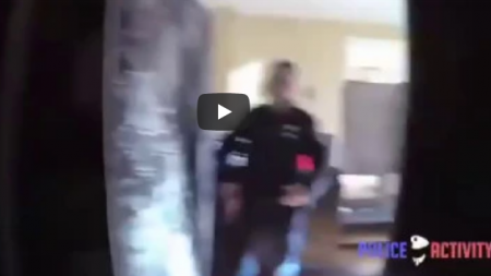 Видео: Офицер случайно выстрелил в спину напарнице