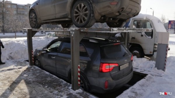 Как работает персональная двухуровневая парковка с автомобильным лифтом в Челябинске