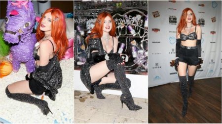 21-летняя американская актриса и певица Белла Торн (Bella Thorne) на вечеринке Flaunt