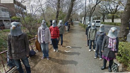 Необычные снимки, сделанные камерами Google Street View