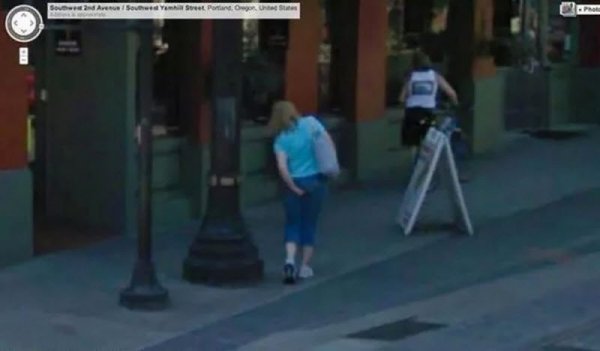 Необычные снимки, сделанные камерами Google Street View