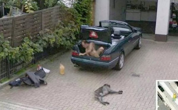 Необычные снимки, сделанные камерами Google Street View