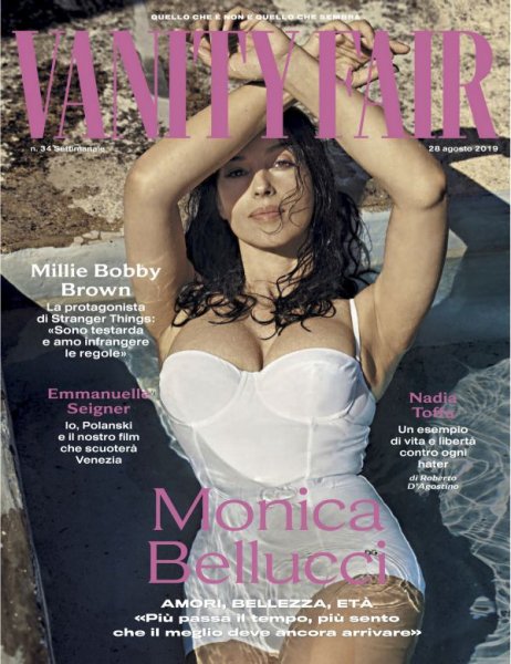 54-летняя итальянская киноактриса и фотомодель Моника Беллуччи (Monica Bellucci) в журнале Vanity Fair