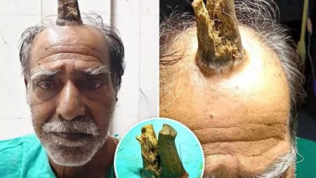 Человек-единорог: 74-летнему индийцу удалили жуткий нарост на голове