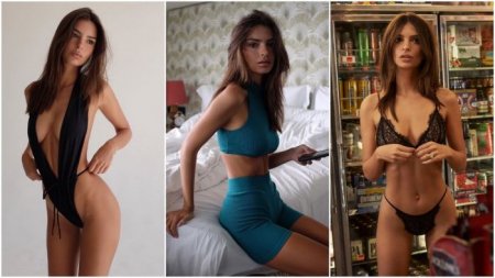 28-летняя американская модель и актриса Эмили Ратаковски (Emily Ratajkowski) на фото в Instagram