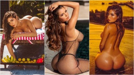 24-летняя британская модель и интернет-звезда Деми Роуз (Demi Rose) на снимках в Instagram