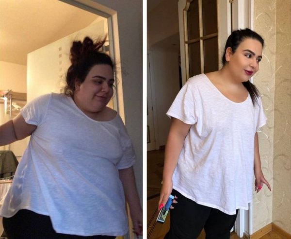 23-летняя блогерша похудела за год на 100 кг