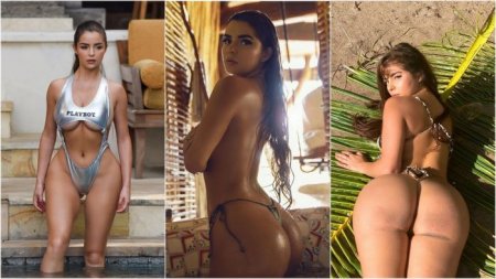 24-летняя британская модель и интернет-звезда Деми Роуз (Demi Rose) фотографии из Instagram