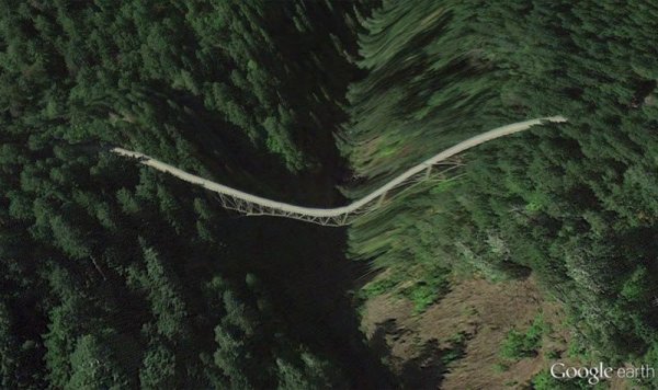 Фотографии из Google Earth, противоречащие здравому смыслу