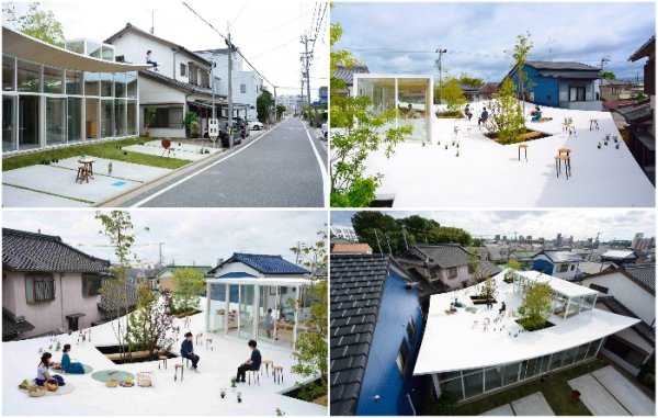 Японские архитекторы создали для себя офис, в котором есть парк на крыше