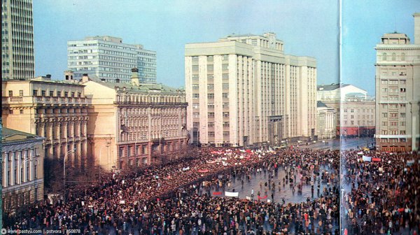 Прогулка по Москве 1990 года