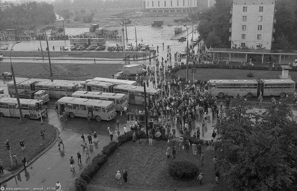 Прогулка по Москве 1990 года