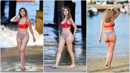 29-летняя американская певица и актриса Фарра Абрахам (Farrah Abraham) в бикини