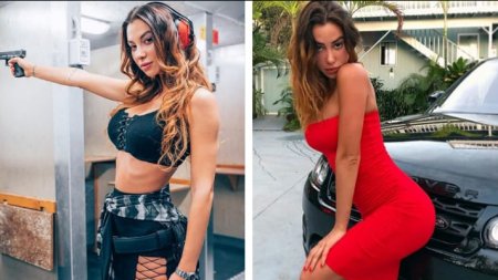 29-летняя итальянская модель Валентина Фрадеграда (Valentina Fradegrada) на фотографиях в Instagram