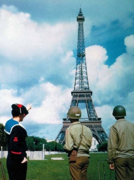 Подборка редких цветных снимков времен Второй мировой войны
