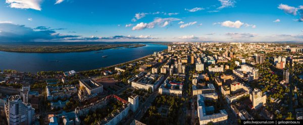 Фотографии Самары с высоты — космический город на Волге