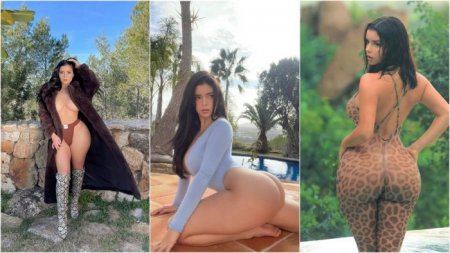 25-летняя британская модель и интернет-звезда Деми Роуз (Demi Rose) на снимках в Instagram