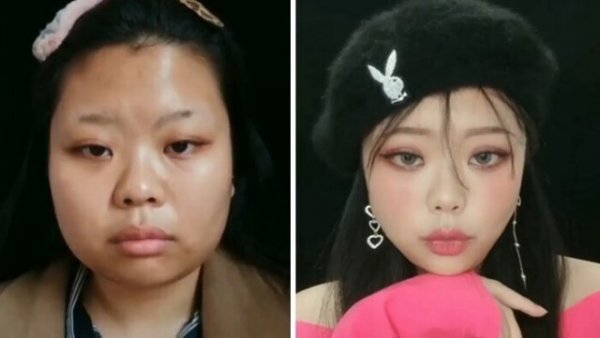 Чудеса макияжа: как азиатки "обманывают" окружающих с помощью косметики