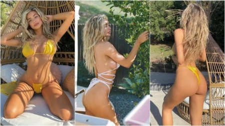 22-летняя американская модель Ханна Палмер (Hannah Palmer) на снимках в Instagram