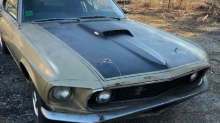 Ford Mustang 1969 года, который стоял без движения 40 лет