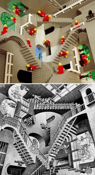 30+ шедевров искусства, собранных из LEGO