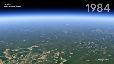 Google Earth: как изменилась нашла планета с 1984 по 2020 год