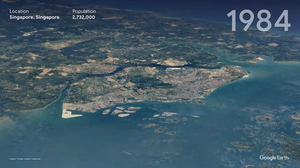 Google Earth: как изменилась нашла планета с 1984 по 2020 год