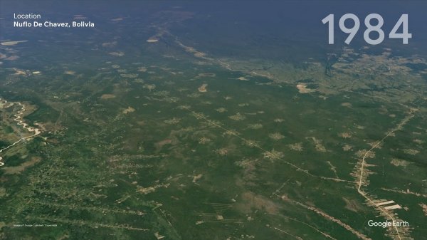 Google Earth: как изменилась нашла планета с 1984 по 2020 год