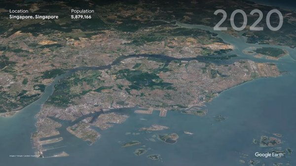 Google Earth: как изменилась нашла планета с 1984 по 2020 год