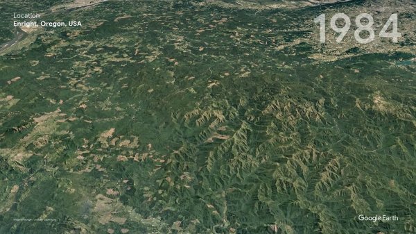 Google Earth: как изменилась нашла планета с 1984 по 2020 год