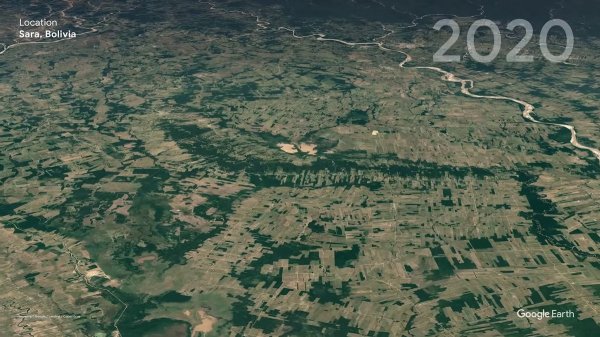 Google Earth: как изменилась нашла планета с 1984 по 2020 год