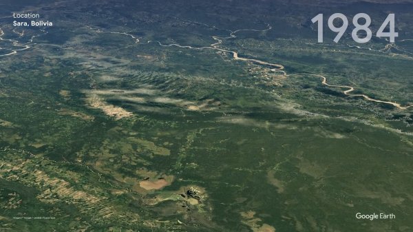 Google Earth: как изменилась нашла планета с 1984 по 2020 год