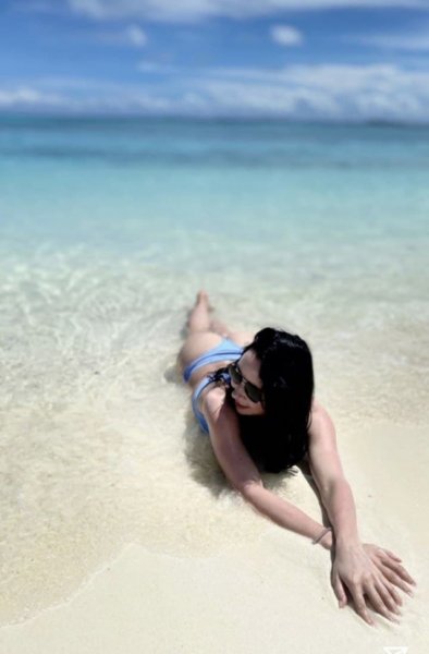 Пляжный отдых на Мальдивах Елизаветы Туктамышевой