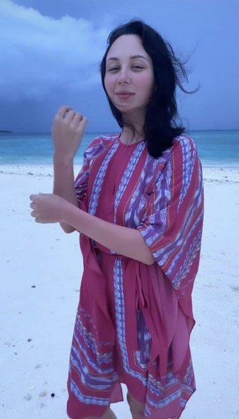 Пляжный отдых на Мальдивах Елизаветы Туктамышевой